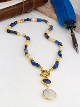 Lapis & Pearl Collier